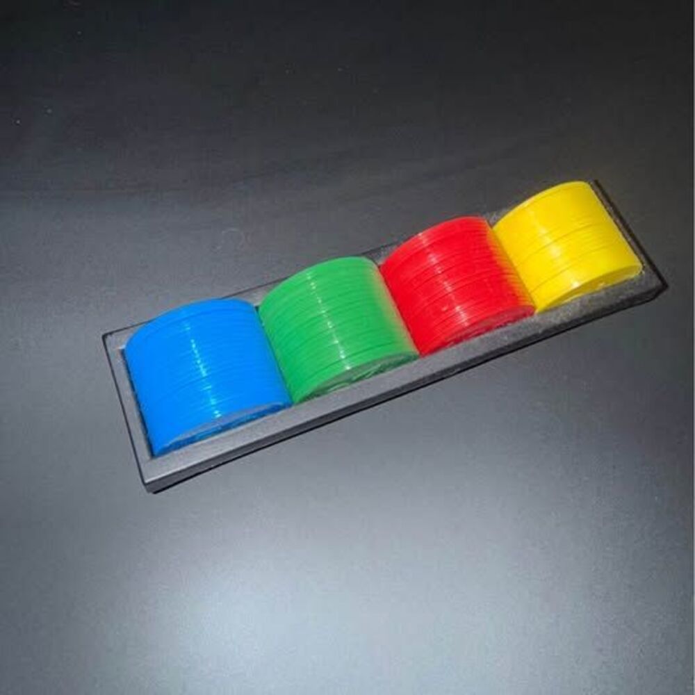 Plastic Poker Chips with Storage Tray